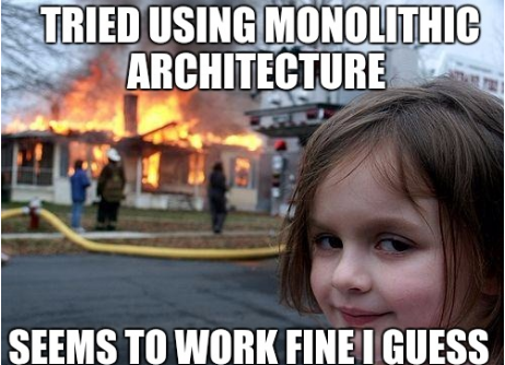 Monolithic software meme