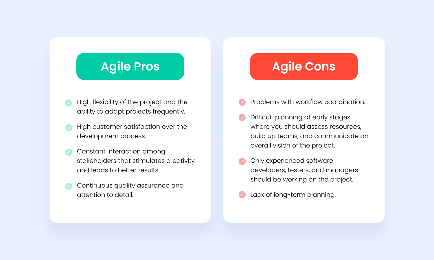 Agile Development Advantages And Disadvantages