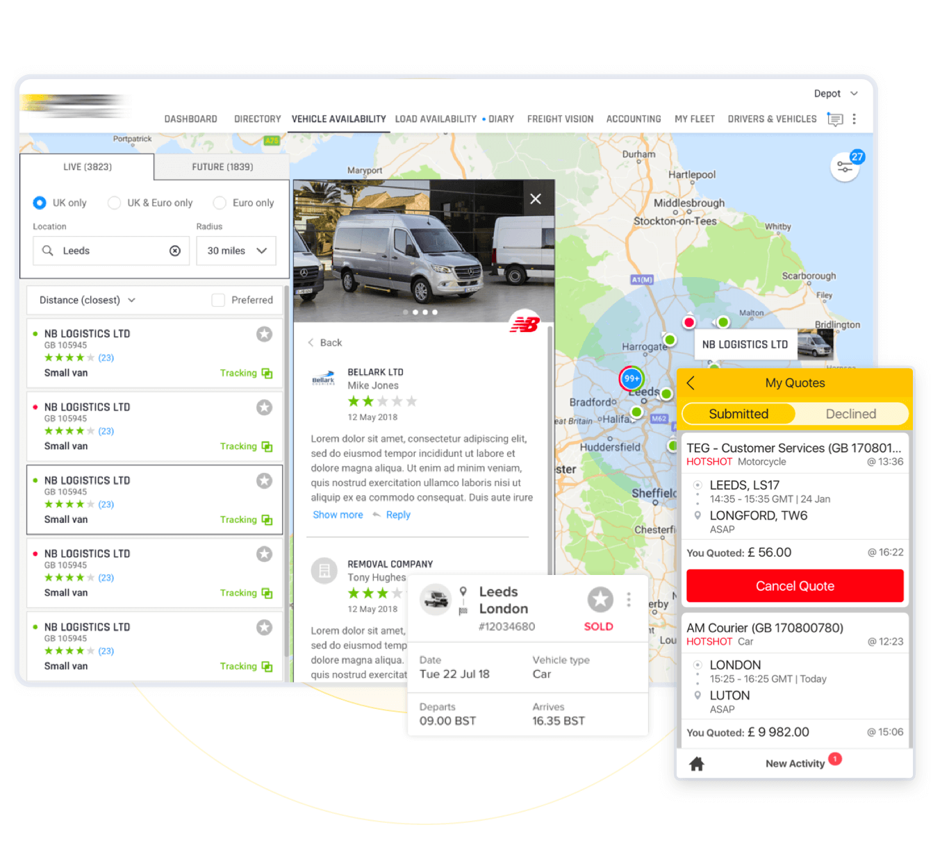 transportation management platform