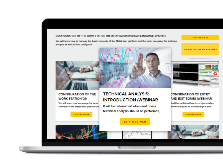 Trading interactive education portal