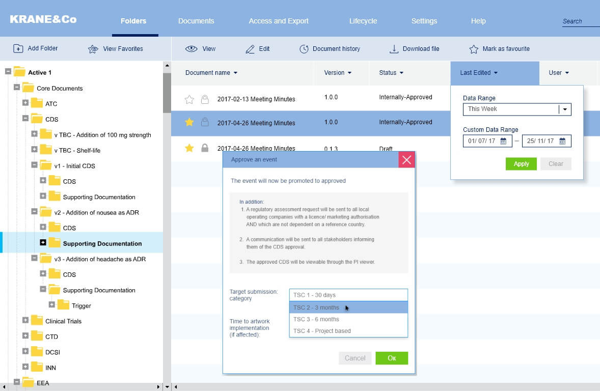 Healthcare SaaS for pharmaceutical companies, screen 2